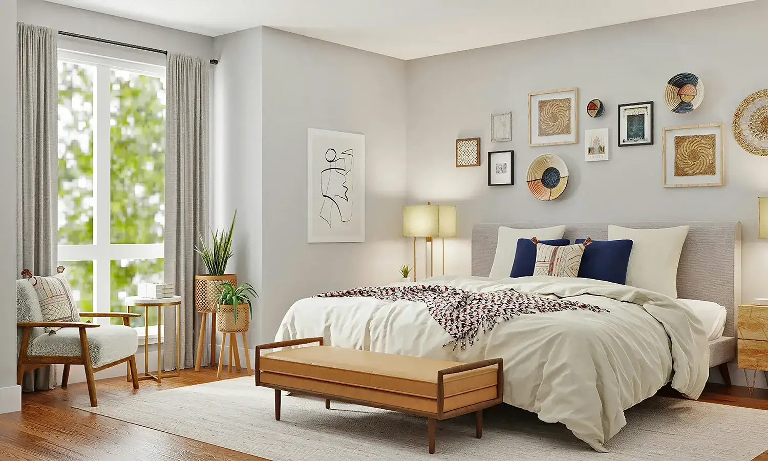 Master bedroom, artist impression