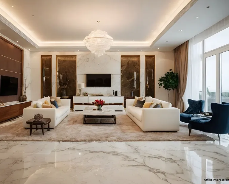 Living room, artist impression